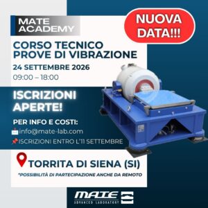 corso prove di vibrazione corso prove di vibrazione